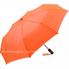 Зонт Fare мини автомат 5547 неоновый оранжевый