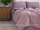 Однотонное постельное белье из вареного хлопка Limasso Natural Violet standart евро 2