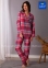 Женская теплая фланелевая пижама Key LNS 435 B21 3