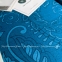 Сатиновое постельное белье La Romano Premium Theron Blue евро 1