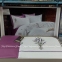 Сатиновое постельное белье с вышивкой Dantela Vita Lavender евро 0
