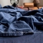 Однотонное постельное белье из вареного хлопка La Modno Dark Bluberry евро 4