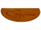 Коврик придверный IzziHome Peppina Parga Y. Kahve Welcome Kalp 40х75 (2200000547590) 0
