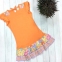 Платье Gymboree Цветочек для девочек оранжевый 4