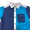 Рубашка Deux par Deux U-12 для мальчиков синий 3