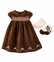 Платье Gymboree Шоколадка для малышей коричневый 0