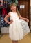 Платье-комплект+акс Les Gamins 3185 для девочек белый 2