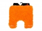 Оранжевый коврик в ванную с вырезом Spirella Highland 55х55 1