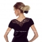 Женская черная блузка с коротким рукавом Eldar Kristina 3