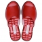 Тапочки шлепанцы кожаные женские Pellagio 5641 красная наппа 1
