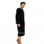 Теплый мужской халат Cocoon F14-5480 черный 2