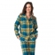 Теплая женская фланелевая пижама на пуговицах Key LNS 407 B23 0