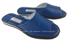 Кожаные женские открытые тапочки Pellagio 5641 синие 6
