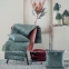 Зеленое бархатное покрывало Blumarine Blu Velvet Pine 270х270 3