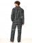 Мужская теплая фланелевая пижама Key MNS 431 B22 1