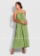 Длинное летнее хлопковое платье Seafolly 54623-DR green tea 1