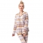 Теплая женская фланелевая пижама на пуговицах Key LNS 448 B23 2