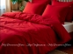 Полуторное фланелевое постельное белье Almira Mix Премиум Красный 160х220 0