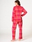 Женская теплая фланелевая пижама Key LNS 433 B22 0