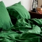 Однотонное постельное белье из вареного хлопка La Modno Grass Green евро 4