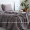 Хлопковая простынь-покрывало La Modno Pike Stonewashed Taupe Brown 220х240 3
