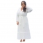 Молочный женский длинный теплый халат Shato 2338 3