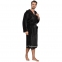 Домашний мужской халат с капюшоном Cocoon E14-5508 черный 2