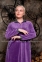 Женский велюровый халат на молнии Cocoon E20-1950 лиловый 3