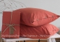 Однотонная простынь на резинке 160x200+30 с наволочками 50х70 La Modno Stonewashed Terra Cotta 1