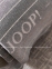 Хлопковый плед JOOP! Wohndecke Move Stein-Grau 150х200 2