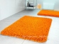Оранжевый коврик в ванную Spirella Highland 70х120 6