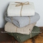 Однотонное покрывало La Modno Grain Milk Gray 200х220 3