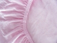 Простынь на резинке Arya розовая 200х220 махра 0
