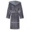 Мужской халат с капюшоном Cawoe Uni 801 anthracite - 71 6