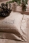 Жаккардовое постельное белье с вышивкой Valeron Verismo kahve евро 0