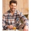 Мужская теплая фланелевая пижама на пуговицах Key МNS 443 8