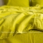 Однотонное постельное белье из вареного хлопка La Modno Lime полуторное 2