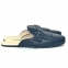 Мужские кожаные комнатные тапочки Pellagio 4646 синий флотар 1