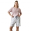 Женская хлопковая трикотажная пижама шорты с футболкой Hays 36201 2