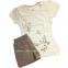 Трикотажный комплект шорты с футболкой Envie Butterfly 1