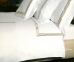 Однотонное итальянское постельное белье Signoria Firenze Decor white-flax евро 2
