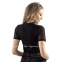 Женская черная блузка с коротким рукавом Eldar Carlotta 0