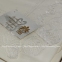 Праздничная кремовая скатерть с кружевом TABE Joie 160х220 1