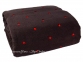Махровая простынь-покрывало Hobby Lubow/Love Microcotton темно-серая 220х240 (8698499336643) 3