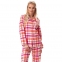 Теплая женская фланелевая пижама на пуговицах Key LNS 437 B23 0