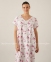 Женская трикотажная ночная сорочка с коротким рукавом Hays 753019 розовая 1
