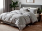 Полуторное фланелевое постельное белье Almira Mix Премиум Серый 160х220 0