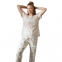 Женская хлопковая трикотажная пижама капри с футболкой Hays 36432 2