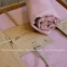 Однотонное постельное белье из вареного хлопка Limasso Old rose standart евро 2