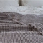 Хлопковая простынь-покрывало La Modno Pike Stonewashed Taupe Brown 220х240 5